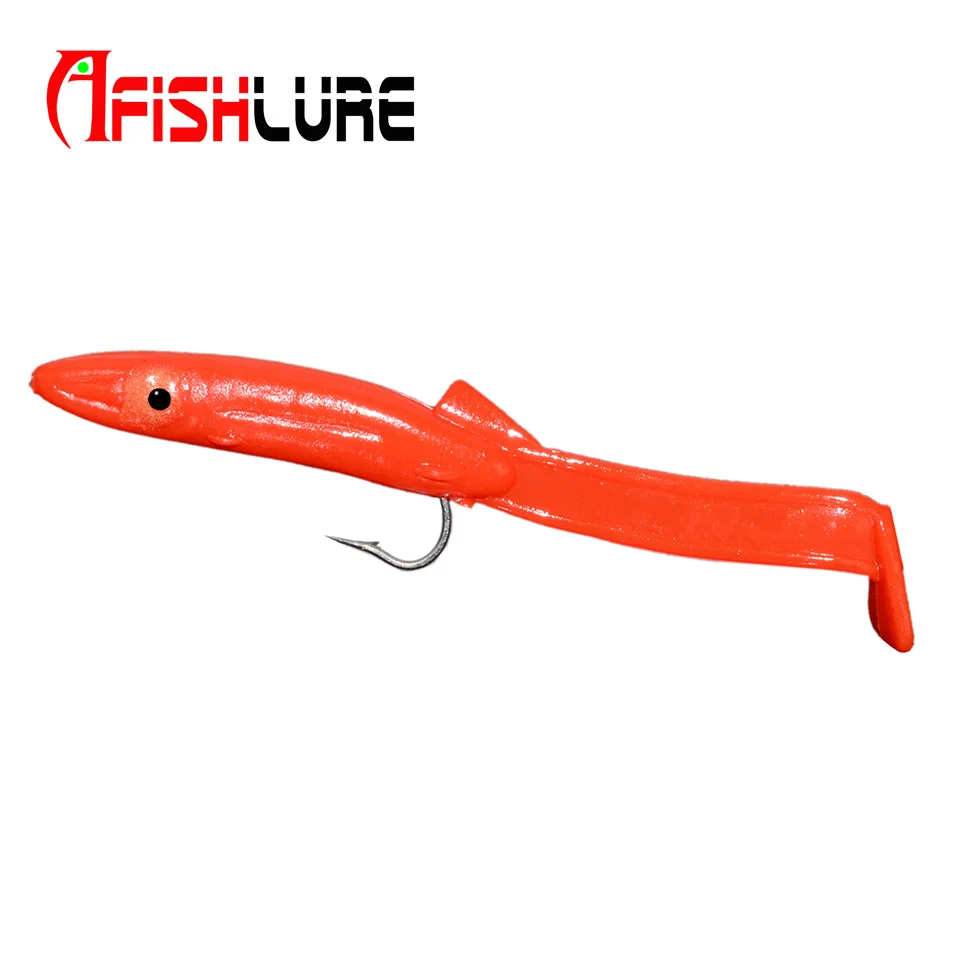 Afishlure, AR-26-65mm, искусственный морской угрь, 65 мм, Т-образный хвост, искусственная приманка, Мягкая приманка, ложная приманка, много цветов на выбор, 16 шт./лот