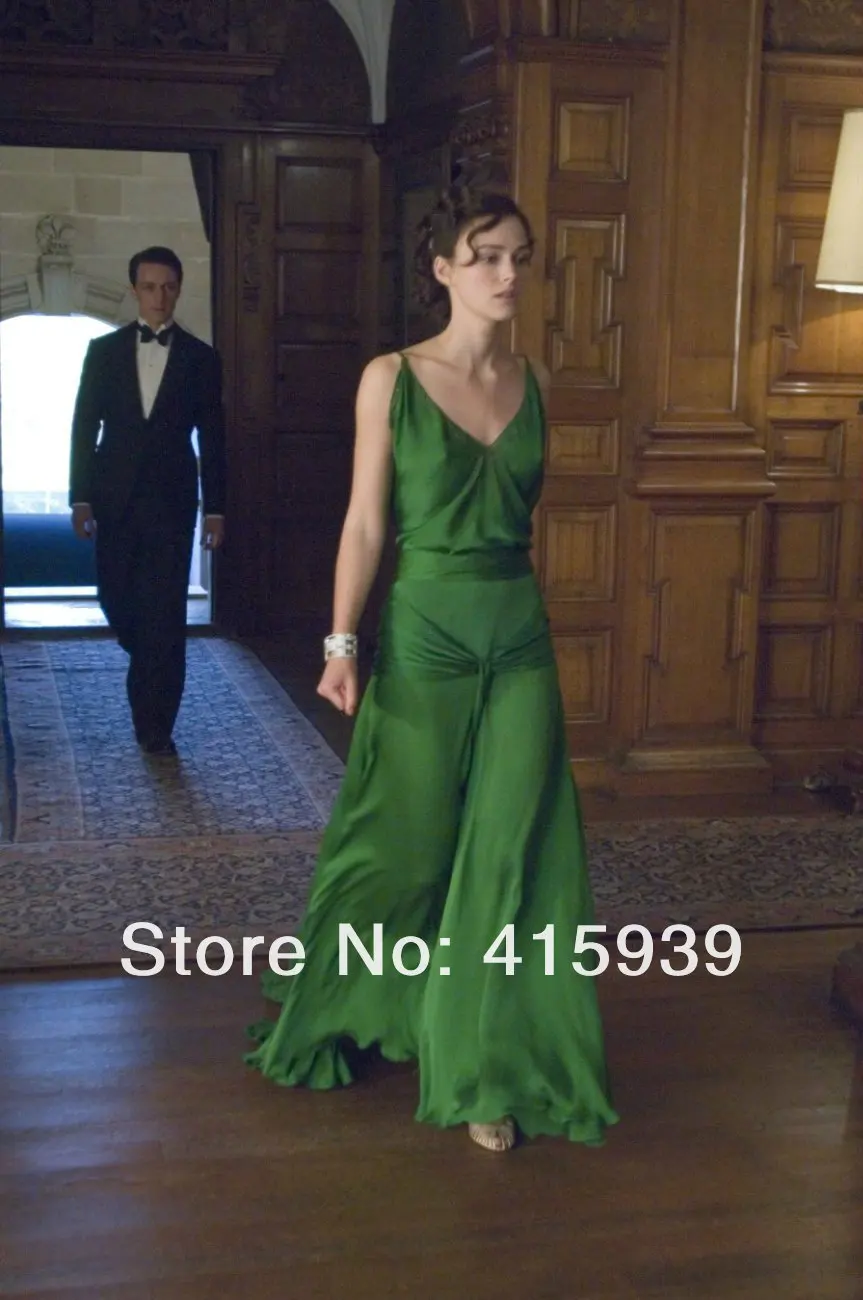  Fashion Spaghetti Celebrity Dresses Dark Green Sexy V Neck  Sleeveless Floor Length  Prom Dresses YY137 
