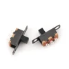 50Pcs/lot SS12F15 SS12F15VG4  Position Toggle Switch Handle Interruptor On-off Mini Slide Switch  Length 4MM ► Photo 3/6