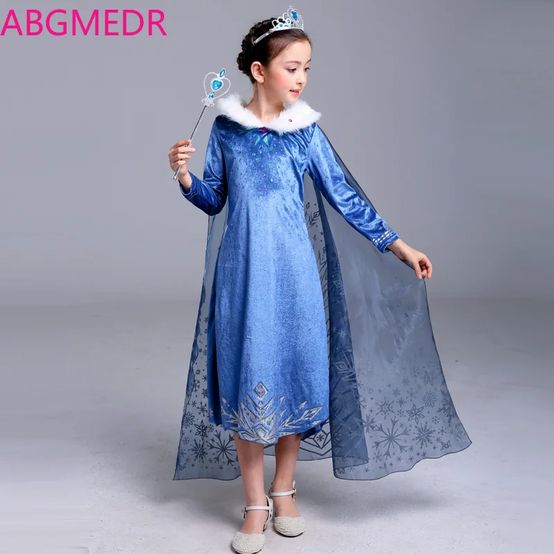 

Winter Dress Girls Baby Girl Christmas Dress Elsa Princess Costume Toddler Girl Clothing New Years Eve Dress Elegant Elsa Dress