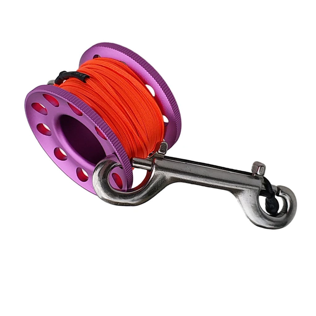 MagiDeal Reflective Inflatable Scuba Diving Surface Marker Buoy SMB Kit & 15m Dive Reel Equipment