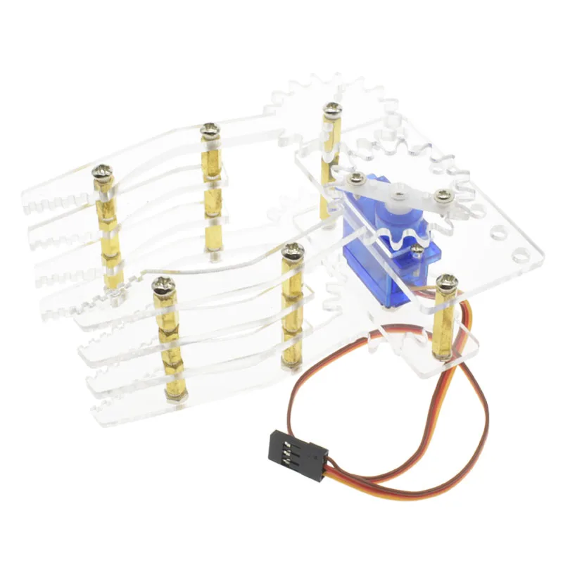 Acrylic robot Claw Manipulator Arm SG90 servos smart robot gripper for arduino SNM200