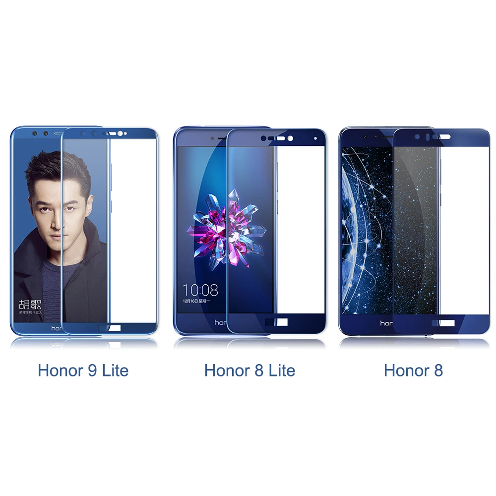 Стекло для huawei Honor 9 Lite закаленное стекло 0,3 мм 9H полное покрытие полное Защитное стекло для экрана для huawei Honor 8 Lite стекло