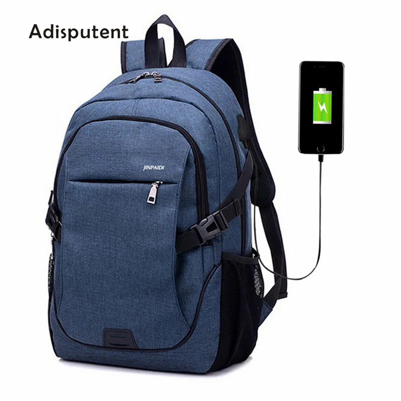 

Adisputent Men Backpack Laptop Bag Brand 15.6 Inch Notebook Mochila Male Waterproof Back Pack Backbag School Backpack #N