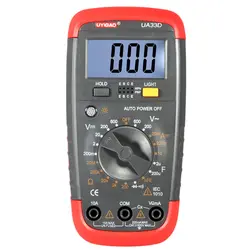 Мини Портативный цифровой ЖК-дисплей mulitimeter измерение емкости DC/AC Напряжение постоянного тока Сопротивление метр Диод Непрерывность