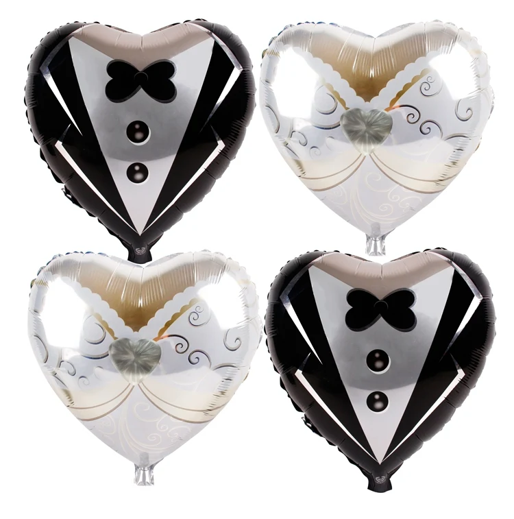 QIFU воздушные шары в форме сердца из фольги для жениха и невесты, гигантские свадебные шары, алюминиевые шары для помолвки, товары для свадебной вечеринки