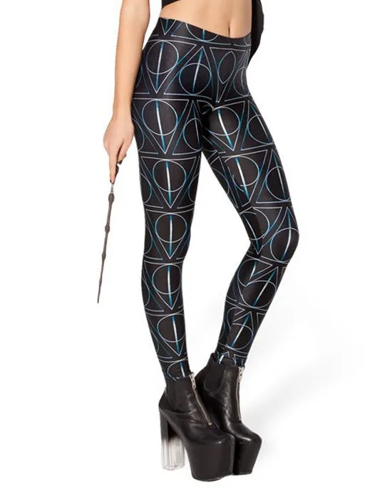 Women Legging Pants Harry Potter Black 