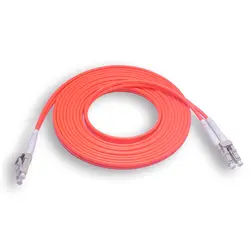 1 м LC-LC дуплекс 50/125 Многомодовые оптоволоконные соединительный кабель, шнур джемпер