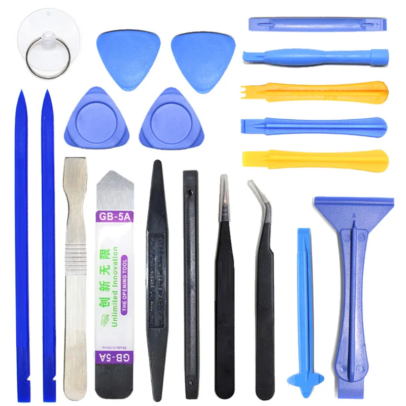 20 in 1 Professional Mobile Phone Repair Tools Spudger Tweezers Pry