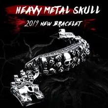 BEIER, новинка, уникальный крутой мужской браслет с черепом, 316 нержавеющая сталь, мужской браслет, высокое качество, рождественское ювелирное изделие, BC8-059