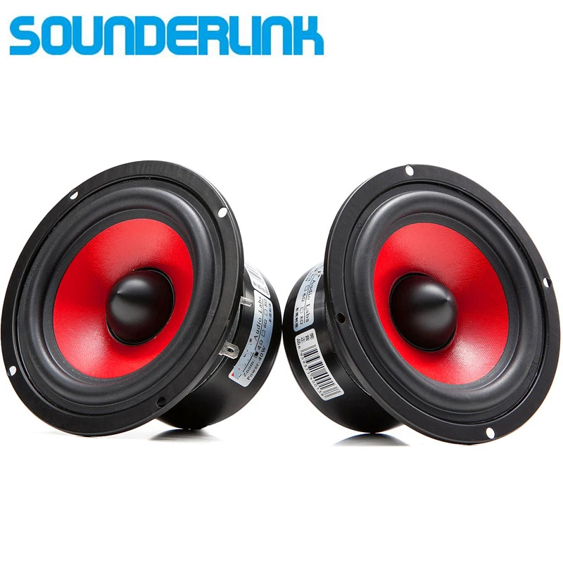 2Pcs/lot Sounderlink Audio labs top end 4" inch woofer subwoofer bass