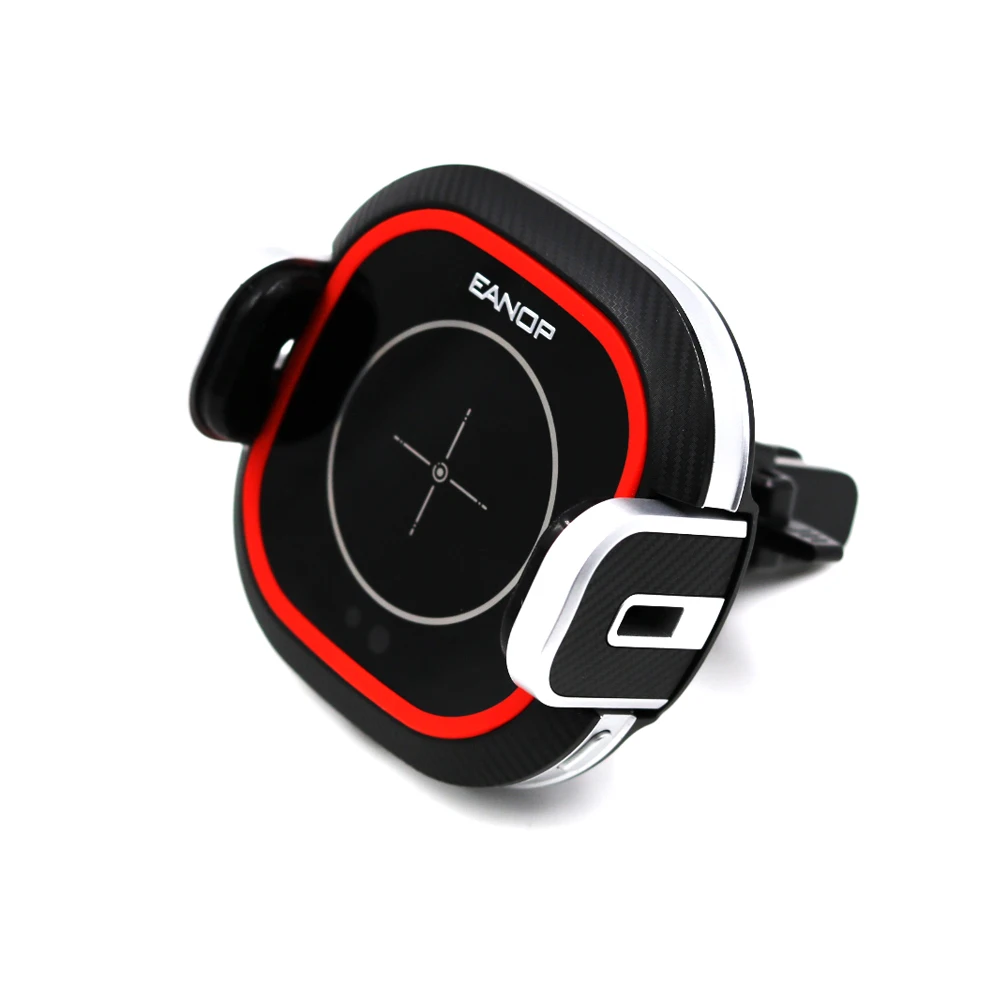 

EANOP CH200 Car Phone Holder Bracket with 12V 10W Fast Wireless Charger Automatic sensor for Mobile phones
