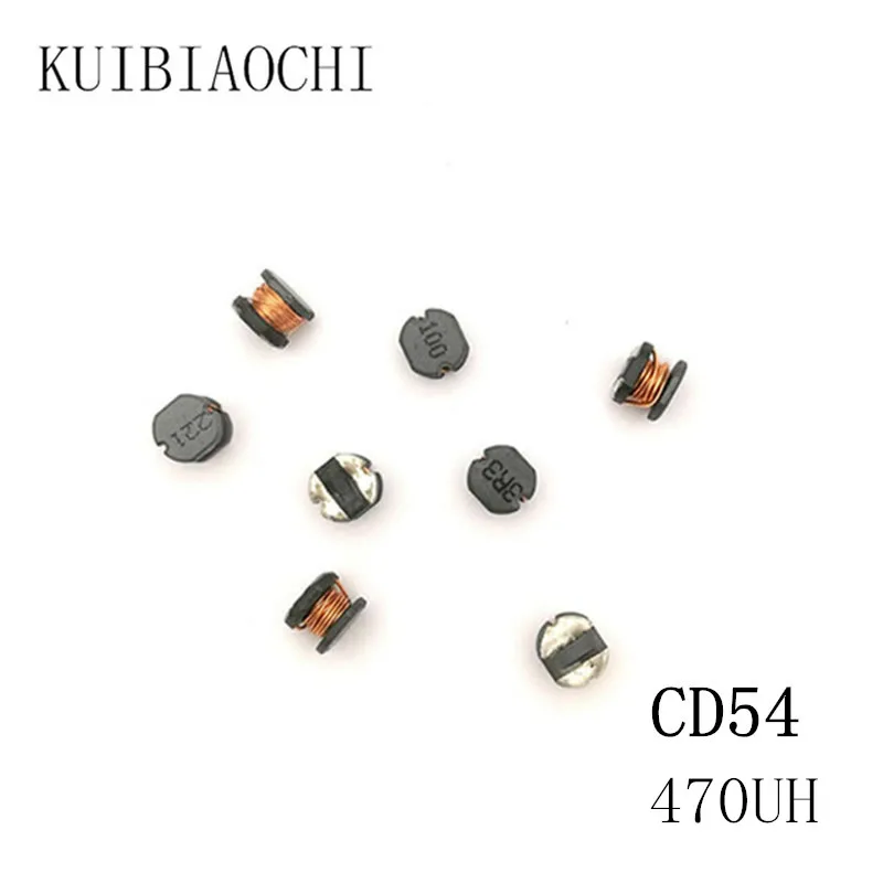 50 шт./лот SMD силовой индуктор CD54 470UH 471 5 8*5 2*4 мм неэкранированная обмотка индуктора