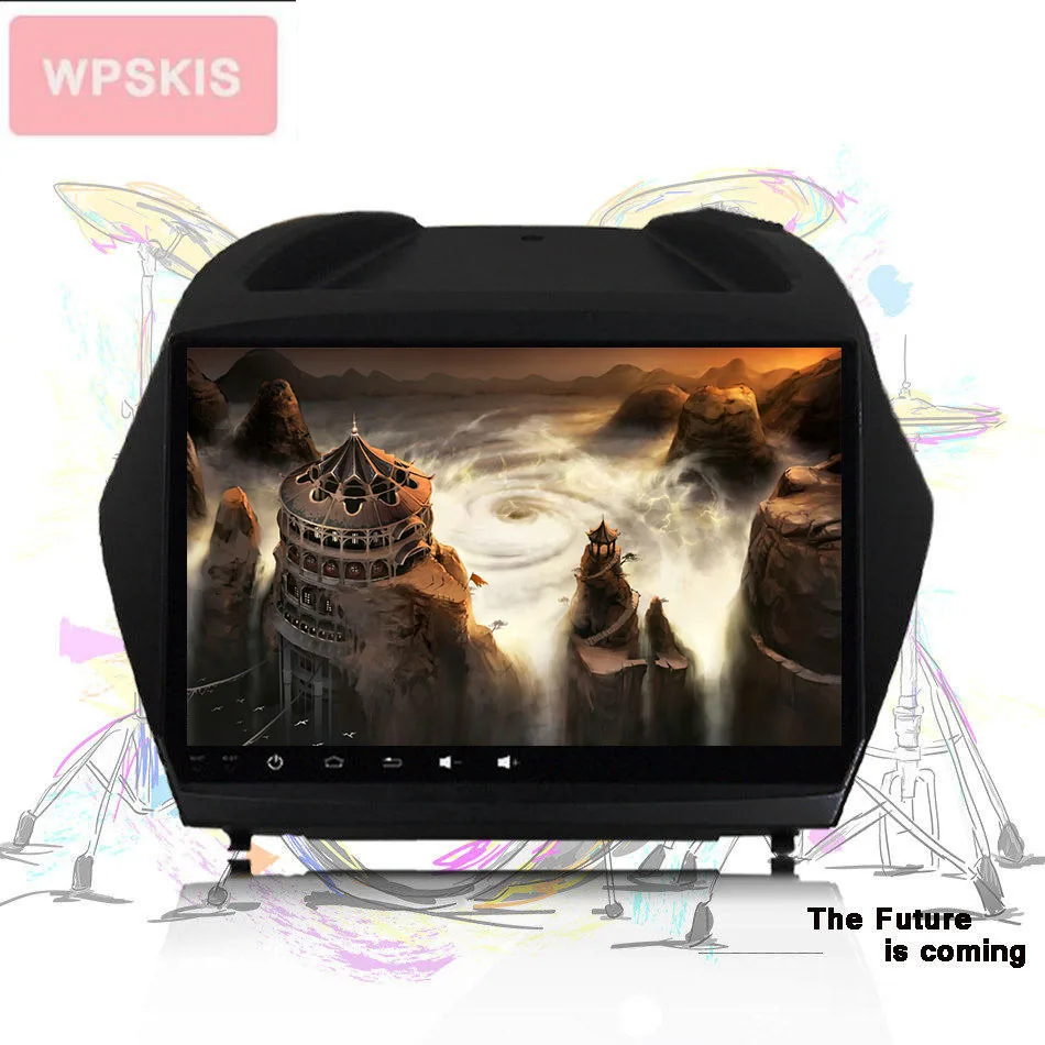 В dash 10 ''ips экран Авто Музыка Видео a/v с gps 4g wifi для Hyundai IX35 Tucson 2011 Лучший android 0 8 core