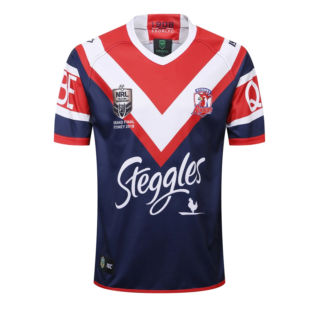 YIGEGE GRAND FINAL SYDNEY 2018 gallos para PREMIERS JERSEY casa camiseta de rugby de la liga de Rugby camisa nrl Jersey