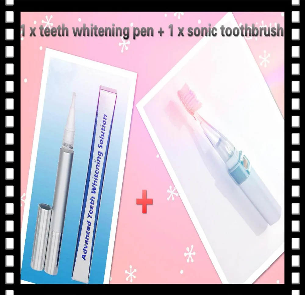 1 x Teeth whitening Super Strong Instant teeth bleaching Pen + 1 x