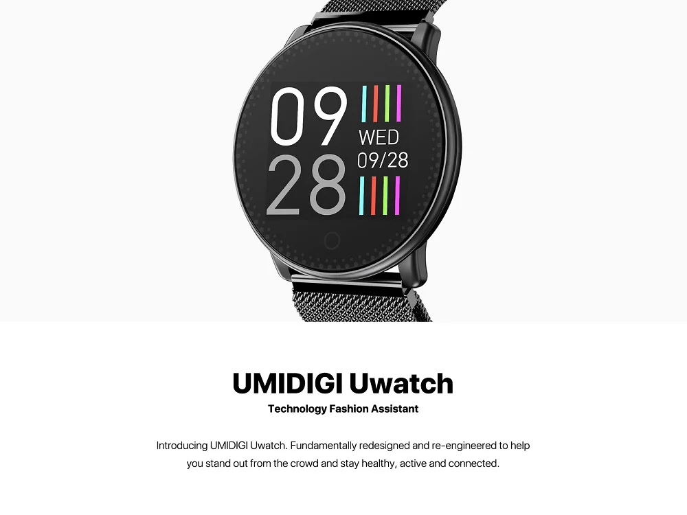 umidigi uwatch smart color bracelet smartwatch
