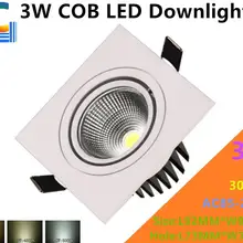 3 Вт прямоугольный светодиодный светильник s 85-265 в встраиваемый потолочный светильник CE ультра яркий Домашний Светильник ing решетка лампы 4 шт./партия