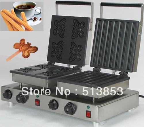 

Electric Churros maker: stainless stell product of low price of high quality butterfly and bar typed Waffle Maker Machine Baker