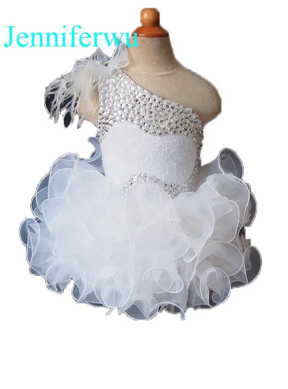 stone beaded  infant and toddler girl pageant dress 1T-6T G095-1