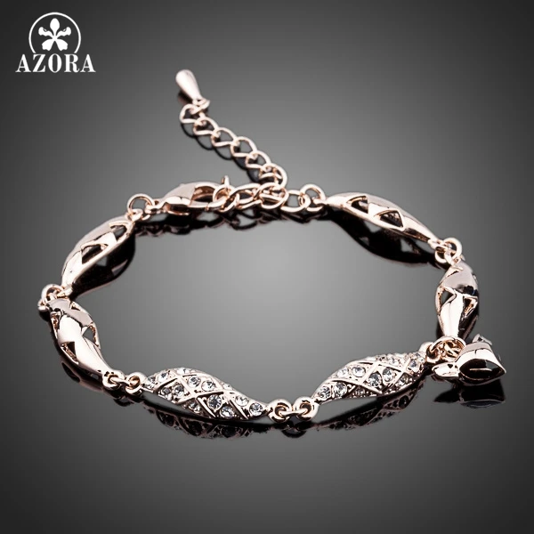 Браслет из австрийского хрусталя Stellux с розовым золотом|a bracelet|bracelet ajewelry bracelet |
