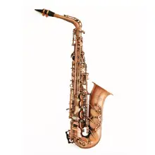 New 2016 Alto Saxophone Eb Sax E Flat Antique Copper Simulation Professional Musical Brass Instruments NAS-630B