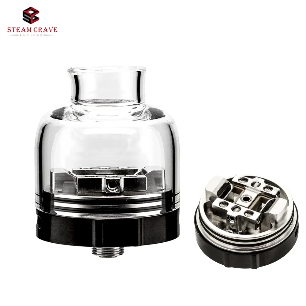 Оригинальный паровой жаждут Glaz RDSA 30 мм ввиду капает Vape танк с 510 Squonk булавки снизу