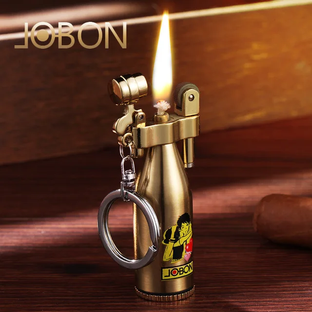 US $10.75 Bowling Design Jet Butane Torch Gas Inflatble Cigarette Lighter Keychain Stainless Steel Cigar Ligh