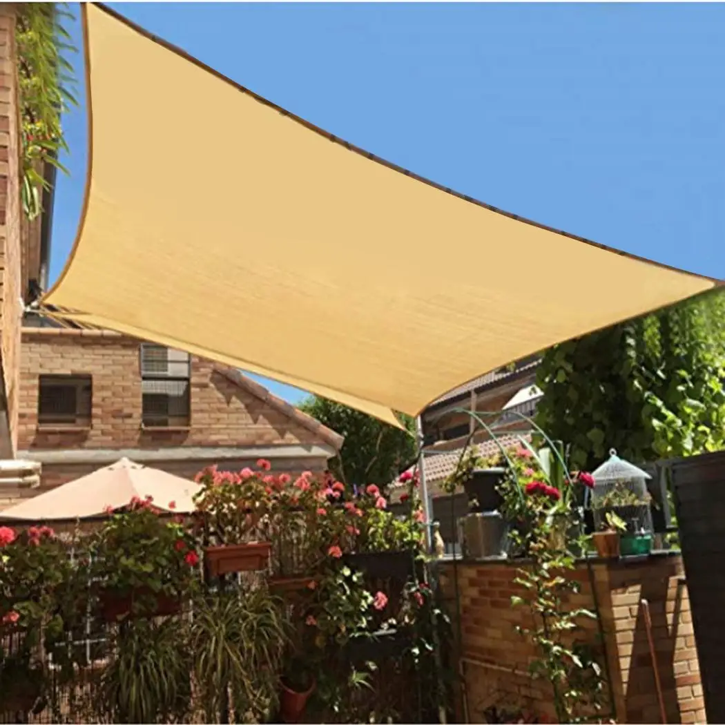 

Waterproof Camping Rectangle Awning Tent Sun shading net Sun Shade Sail Outdoor Sun Shelter Sail Garden Patio Pool Camping Picni