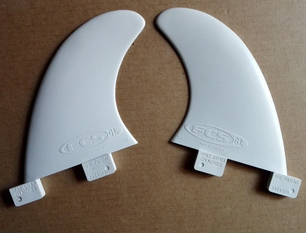 plastic FCS GL surf fins white black nylon surf FCS fins/ FCS surfboard