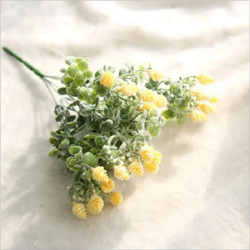 5 веток Малый Bayberry цветок Искусственные цветы поддельные цветы для дома Таблица свадебные украшения интимные аксессуары