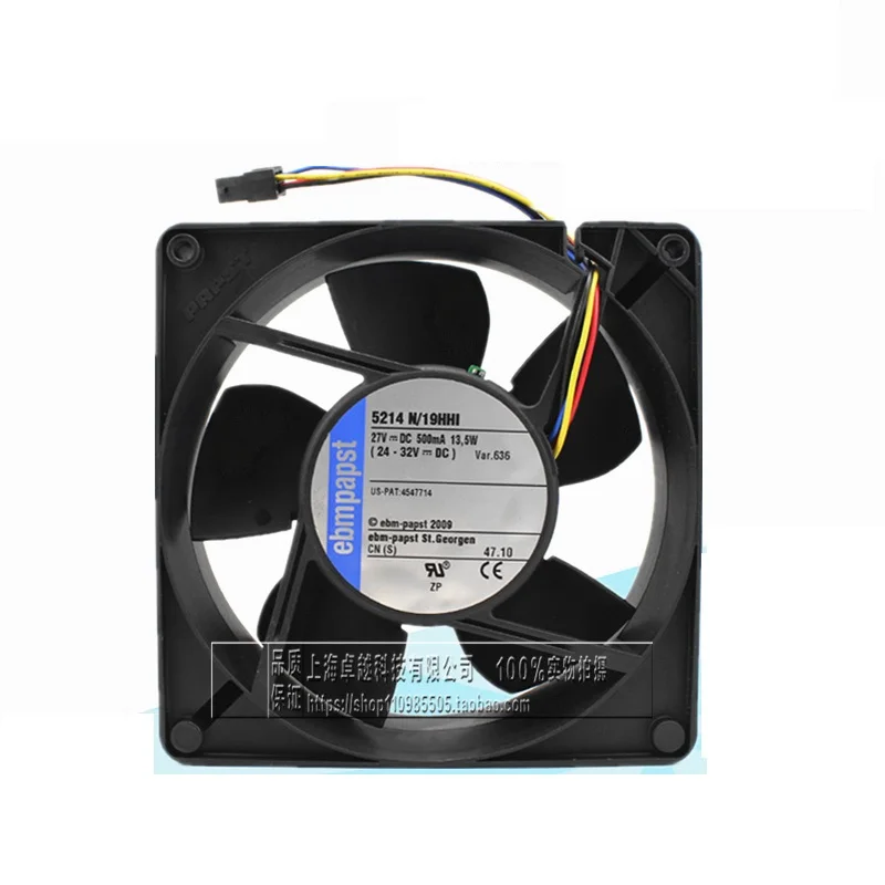 

5214N / 19HHI high-end products original 12738 27V 13.5W 4-wire inverter fan