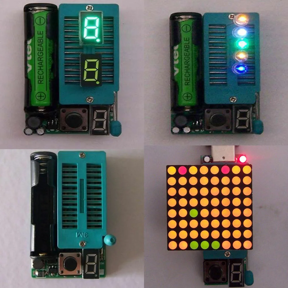 IC Tester Detect ntegrated Circuit Optocoupler test Meter LM339/ LED USB TEST 74HC 74LS CD4000 HEF400 4500 54 | Электроника