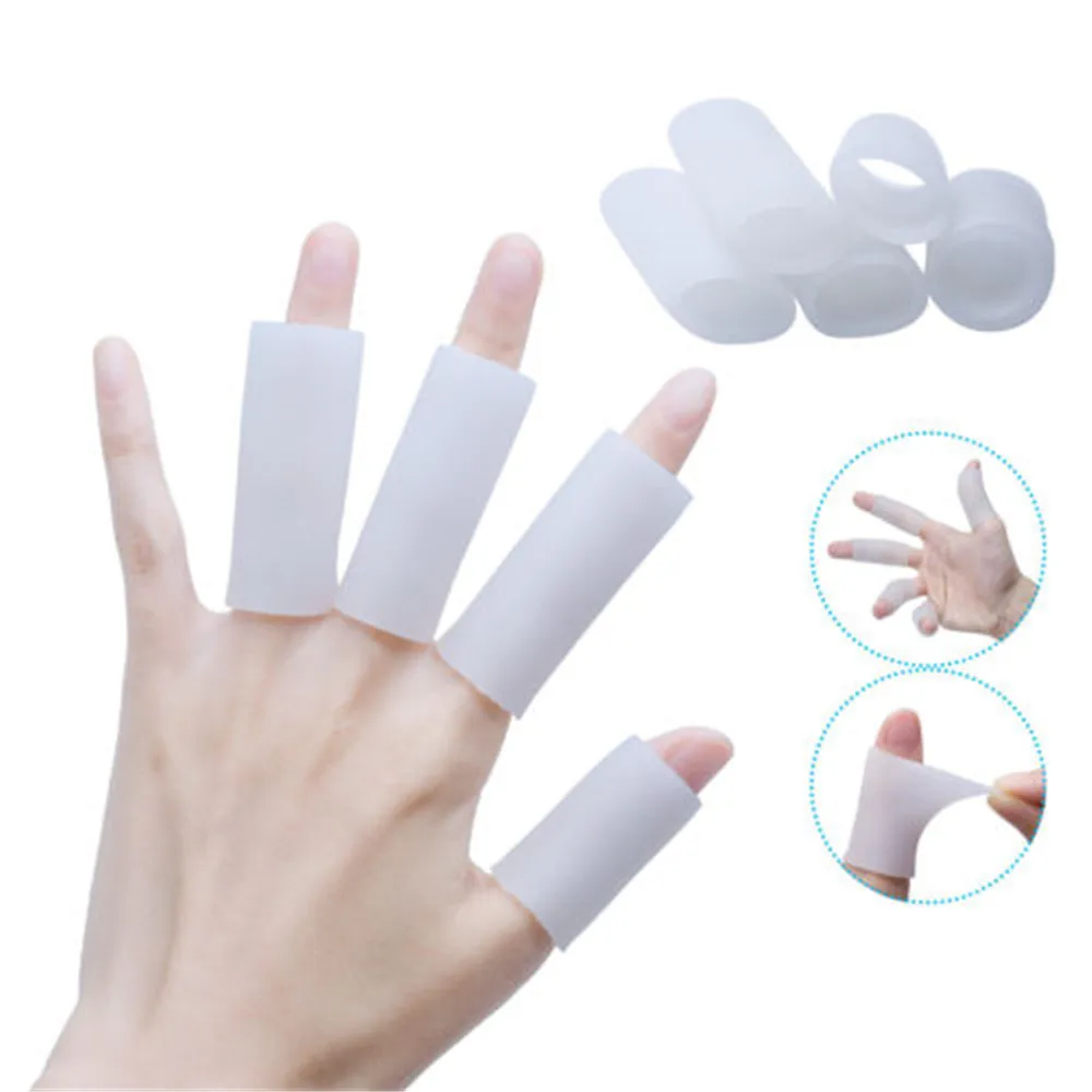 

10Pcs Toe Silicone Gel Protector Ingrown Toenail Corn Cushion Cap Finger Sleeve Tubes Pain Relief Foot Care Tool
