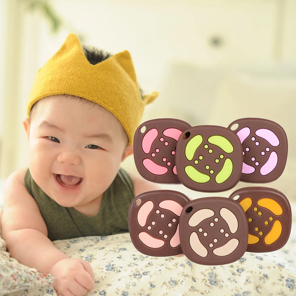 Infant Silicone Baby Teether Cute Silicone Baby Teething Toy Teether