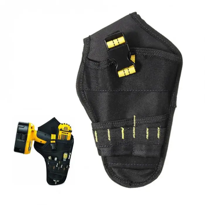 Heavy-duty Drill Holster Tool Belt Pouch Bit Holder Hanging Waist Bag Drill Tool Storage Bags DTT88