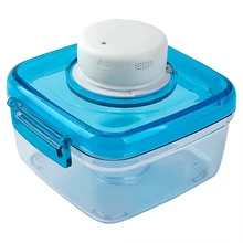 1100 мл вакуумная упаковка для фруктов, свежий Ланч-бокс для микроволновой печи, размываемая коробка для хранения продуктов с подогревом, контейнер с ручным вакуумным насосом