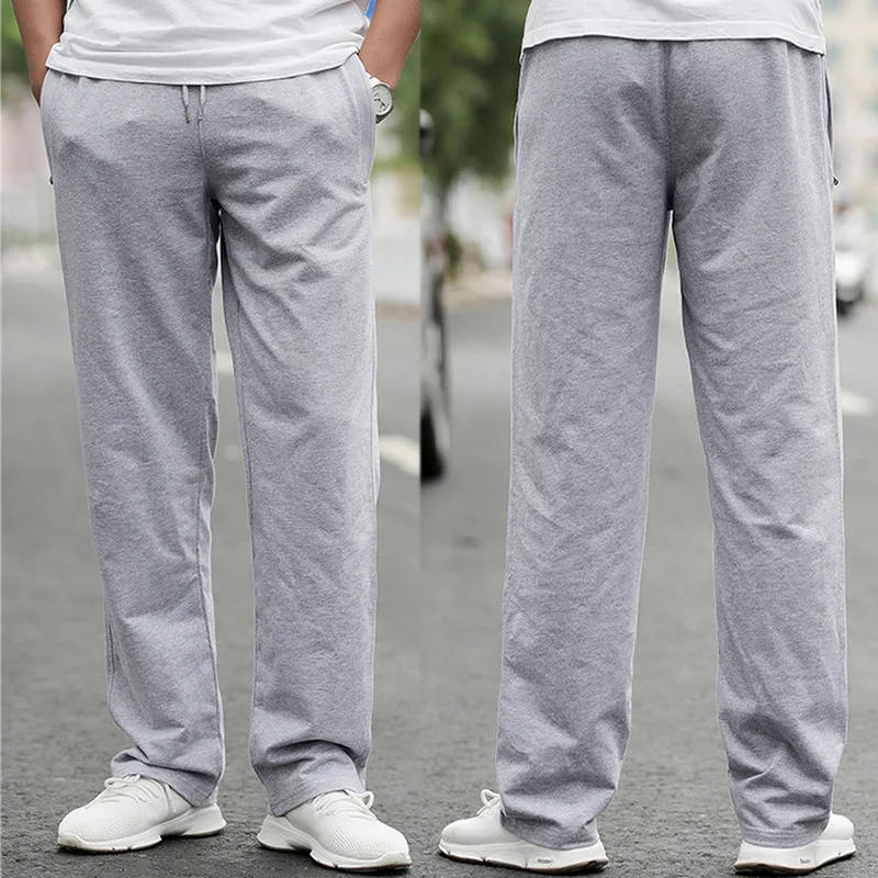 

Size:M-6XL Man's casual sport pants 100% cotton man footall soccer voetbal training sweatpants