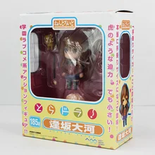 Free Shipping Cute Anime Nendoroid 185a Toradora 10c Aisaka Taiga PVC Mini Action Figure puppet Toy