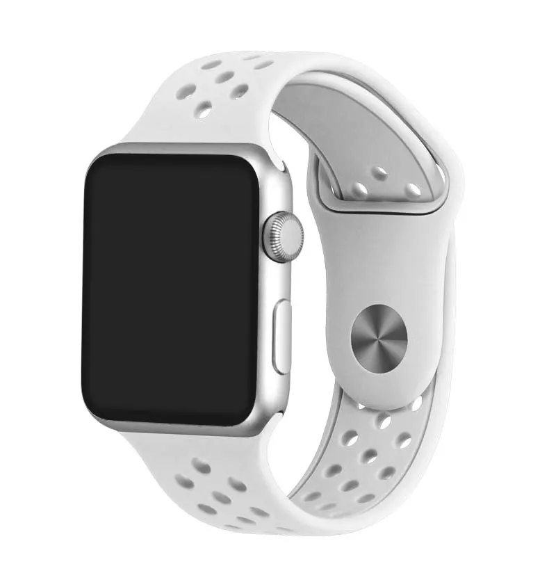 Ремешок EIMO для Apple Watch 4 42 мм 44 мм Iwatch band 42 мм 38 мм Aple watch 4 3 2 1 спортивный ремешок силиконовый браслет на запястье ремешок для часов