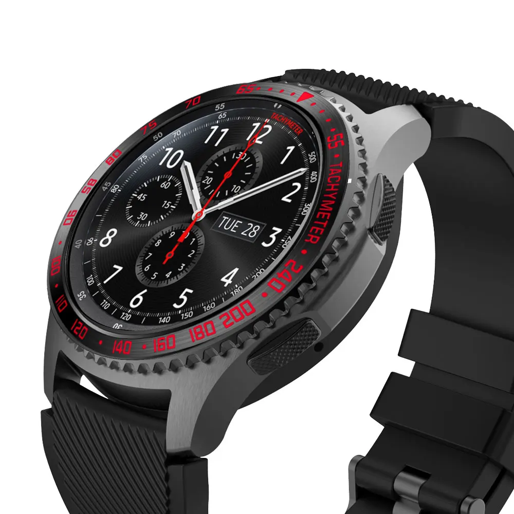 

Metal Bezel For Gear S3 Frontier/Classic Protection Bezel for Samsung Galaxy Watch 46mm Watch Bezel Case band strap Accessories