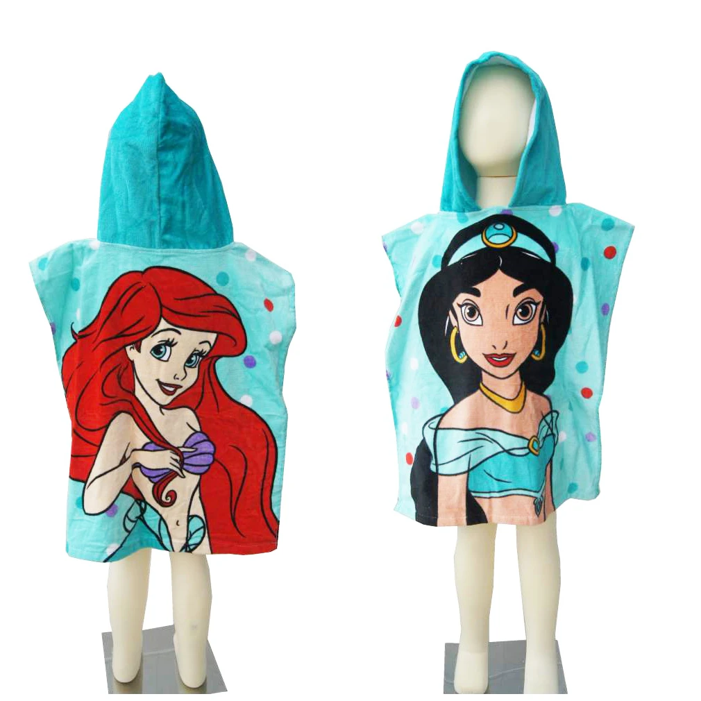 disney princess hooded towel
