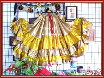

Satin silk Furlong Ming Go expansion skirt 9EX02