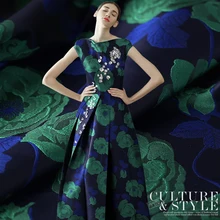 Пользовательские трехмерная модные ткани марки jacquard жаккардовое платье пальто ветрозащитная ткань 145 см