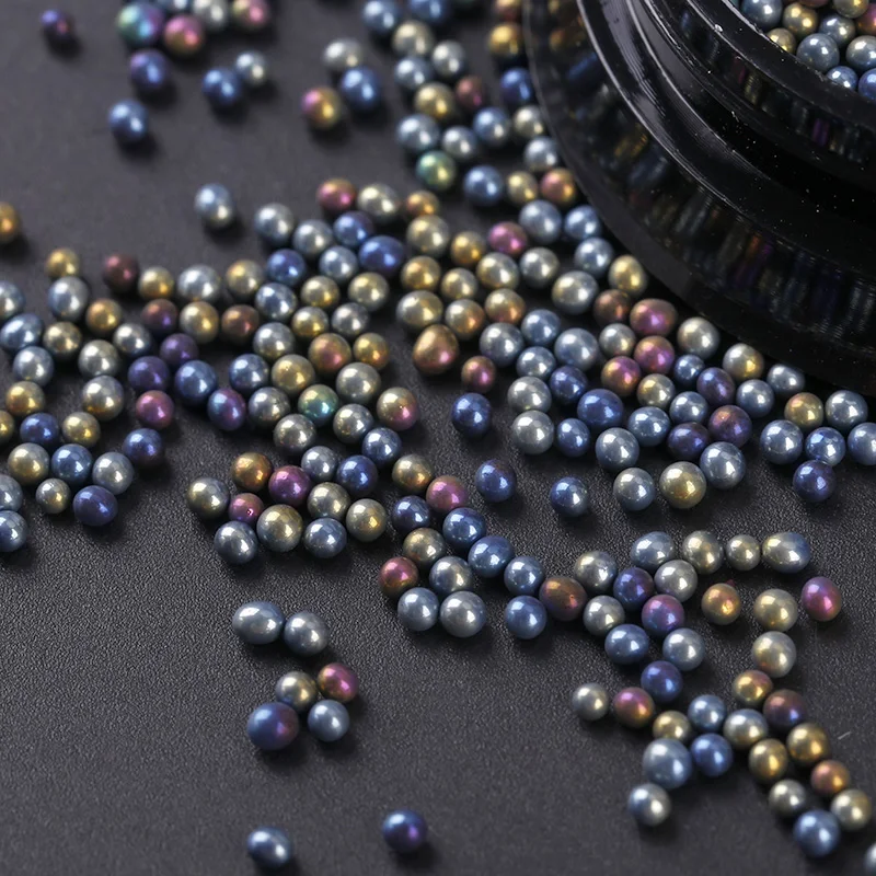 Blueness 1 коробка маникюрные украшения для дизайна ногтей цветные прозрачные