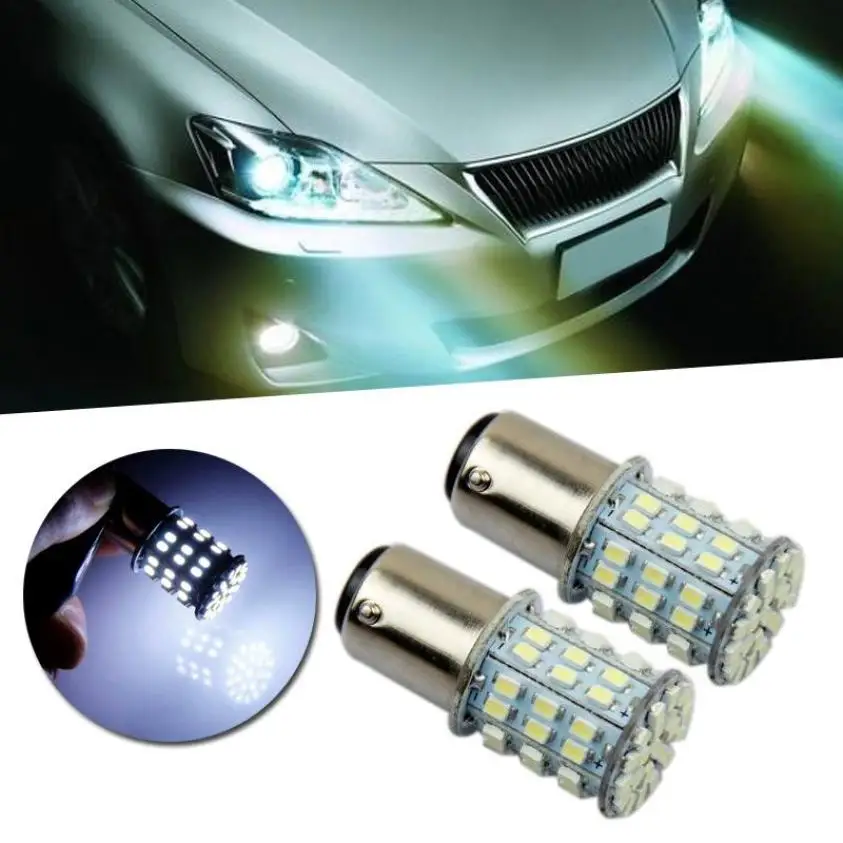 Auto led light 4x BAY15D 1157 White Car Tail Stop Super Bright 64 SMD