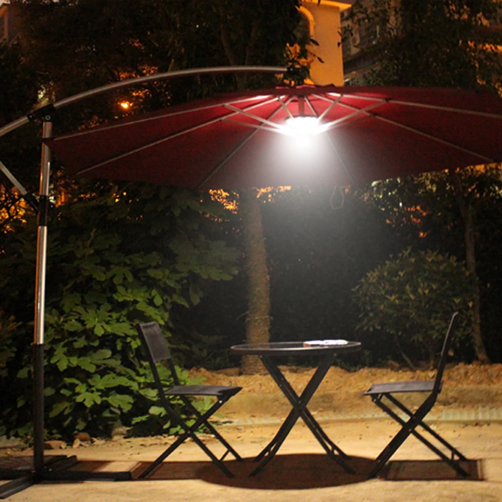 Amir 24 4 Led Patio Umbrella Pole Light Outdoor Cordless Light Garden Portable Camping Tent Umbrella Lamp Emergency Lights Aliexpress