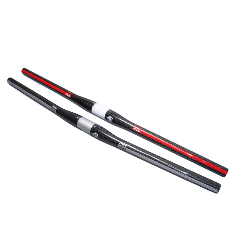 PuraRaza MTB Bicycle Handlebar 3K Full Carbon Fiber Flat Handlebar for Mountain Bike Cycling Racing Accessories (17)