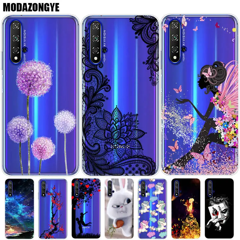 Чехол для телефона Huawei Honor 20 чехол Pro из мягкого силикона и ТПУ 1 2 5 8 9|Бамперы| |