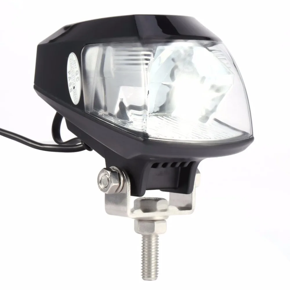 Universal 20W 6000K LED Motorcycle Headlight font b Lamp b font RTD Auto Motorcycle LED Projector